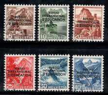 Suisse 1948 Mi. 23-28 Oblitéré 100% Organisations, BIE, BIE - Used Stamps