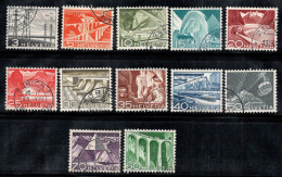 Suisse 1949 Mi. 529-540 Oblitéré 100% PAYSAGES, Vues - Usati