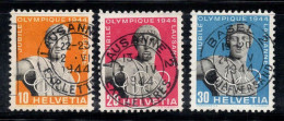Suisse 1944 Mi. 424-427 Oblitéré 80% Jeux Olympiques - Oblitérés