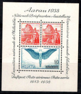 Suisse 1938 Mi. Bl. 4 Bloc Feuillet 100% Neuf ** Aarau, Exposition Philatélique - Blocs & Feuillets