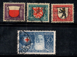 Suisse 1928 Mi. 229-232 Oblitéré 100% Armoiries, Pro Juventute - Used Stamps