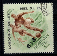 Hongrie 1953 Mi. 1340 Oblitéré 100% Poste Aérienne 2 Ft, Football, Londres-Wembley - Used Stamps