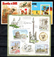 France 2002-03 Yv. Bl.46,53,55 Bloc Feuillet 100% Neuf ** Rome, Dessins Animés... - Blocks Und Markenheftchen