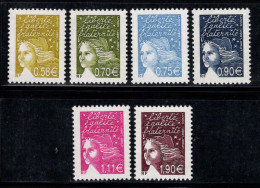 France 2003 Yv. 3570-75 Neuf ** 100% Marianne De Luquet - Unused Stamps