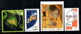 France 2002 Yv. 3459-62 Neuf ** 100% Coeur,Jeux Olympiques,Art,Bosquet Écrivain - Nuovi