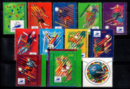 France 1995-98 Neuf ** 100% Coupe Du Monde De Football '98 - Unused Stamps