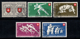 Suisse 1950 Mi. 545-549 Oblitéré 100% Pro Patria, Le Sport - Oblitérés