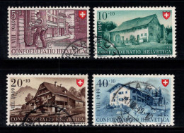 Suisse 1949 Mi. 525-528 Oblitéré 100% Pro Patria, Maisons - Used Stamps