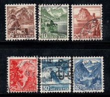 Suisse 1948 Mi. 500-505 Oblitéré 100% Paysages - Usati