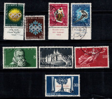 Suisse 1948 Mi. 492-499 Oblitéré 100% Jeux Olympiques, Indépendance - Used Stamps