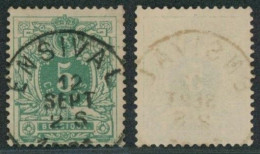 émission 1884 - N°45 Obl Simple Cercle "Ensival".  // (AD) - 1884-1891 Leopold II