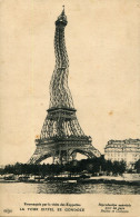 CPA - PARIS - LA TOUR EIFFEL SE GONDOLE - Tour Eiffel