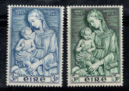 Irlande 1954 Mi. 120-121 Neuf * MH 100% Madone - Nuevos