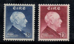 Irlande 1957 Mi. 128-129 Neuf * MH 100% Redmond - Unused Stamps