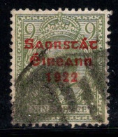 Irlande 1922 Mi. 34 Oblitéré 100% Surimprimé 9 P - Gebraucht