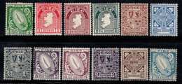 Irlande 1922 Mi. 40A-51A Neuf * MH 80% Symboles - Ungebraucht