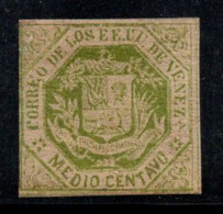 Venezuela 1866 Mi. 12 Neuf * MH 40% Armoiries, 1/2 C - Venezuela