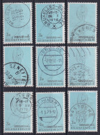 REINE FABIOLA WATERLOO BRUXELLES EKEREN SENEFFE VERVIERS ST GILLES LIEGE ST HUBERT BASTOGNE - Used Stamps