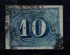 Brésil 1854 Mi. 19 Oblitéré 100% 10 R - Usados