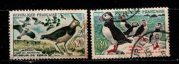 - FRANCE - 1960 - YT N° 1273 / 1274 - Oblitérés - Oiseaux - Oblitérés