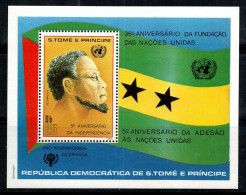 Sao Tomé-et-Principe 1981 Mi. Bl. 53 Bloc Feuillet 100% Neuf ** ONU - São Tomé Und Príncipe