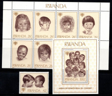 Rwanda 1979 Mi. Bl. 86, 992 Bloc Feuillet 100% Neuf ** Enfants, Enfance - Nuevos