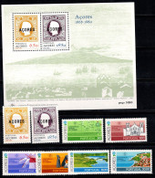 Açores 1980 Mi. Bl. 1, 334-341 Bloc Feuillet 100% Tourisme Neuf ** - Azores