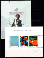 Portugal 1989 Mi. Bl. 66-67 Bloc Feuillet 100% Neuf ** Art, PHILEXFRANCE - Blokken & Velletjes