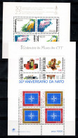 Portugal 1978-79 Mi. Bl. 24-26 Bloc Feuillet 100% Neuf ** Europe, Poste, OTAN - Hojas Bloque