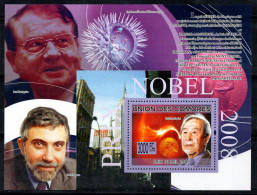 Comores 2009 Mi. Bl.496 Bloc Feuillet 100% Neuf ** 3000 Fr, Prix Nobel - Comoren (1975-...)