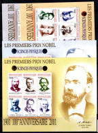 Guinée 2002 Mi. 3820-43 Mini Feuille 100% Neuf ** Lauréats Du Prix Nobel De Physique - República De Guinea (1958-...)