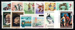 Hongrie 1969-70 Neuf ** 100% Pentathlon,Gandhi,Lac Balaton,Personnalité - Unused Stamps