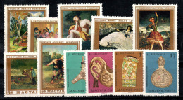 Hongrie 1969 Neuf ** 100% Chefs-d'œuvre En Bois, Peintures De Maîtres Français - Unused Stamps