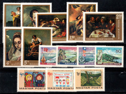Hongrie 1968 Neuf ** 100% Peintures, Lac Balaton, Dessins D'enfants - Unused Stamps