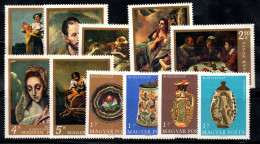 Hongrie 1968 Neuf ** 100% Peintures Du Musée Des Beaux-Arts, Céramique - Unused Stamps