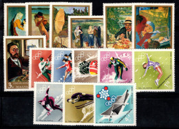 Hongrie 1967-68 Neuf ** 100% Peintures,Jeux Olympiques D'hiver,Grenoble - Unused Stamps