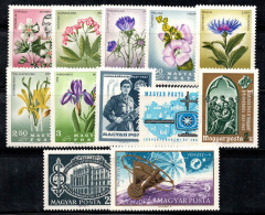 Hongrie 1966-67 Neuf ** 100% P.Kitaibel Botaniste,Fleurs,Tourisme,Ouvrier,Vénus 4 - Nuevos