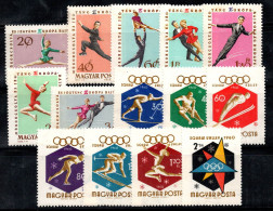 Hongrie 1960-63 Neuf ** 100% Jeux Olympiques,Patinage - Unused Stamps