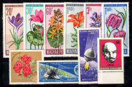 Hongrie 1966 Neuf ** 100% Fleurs Protégées,Lénine,Atterrissage Sur La Lune 9 - Unused Stamps