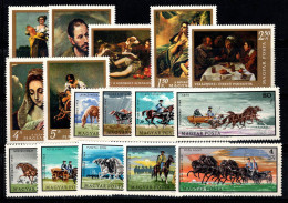 Hongrie 1968 Neuf ** 100% Peintures, élevage De Chevaux - Unused Stamps