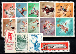 Hongrie 1964 Neuf ** 100% Jeux Olympiques, Basket-ball, Cascades De Tennis Arena - Ungebraucht