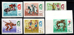 Hongrie 1969 Mi. 2537-42 B Neuf ** 100% Pentathlon Moderne, 40 F, 60 F... - Unused Stamps