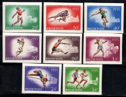 Hongrie 1966 Mi. 2262-69 B Neuf ** 100% Championnats D'athlétisme - Unused Stamps