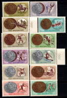 Hongrie 1965 Mi. 2089-2100 A Neuf ** 100% Médailles Olympiques, 20 F, 30 F... - Neufs