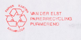 Meter Cover Netherlands 1999 Recycle Paper Cardboard - Purmerend - Milieubescherming & Klimaat