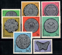 Hongrie 1964 Mi. 2000-07 A Neuf ** 100% Variété De Dentelle, 20 F, 30 F... - Unused Stamps