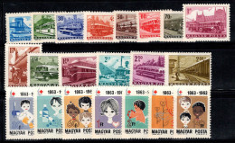 Hongrie 1963 Neuf ** 100% Moyens De Transport,Croix-Rouge - Unused Stamps