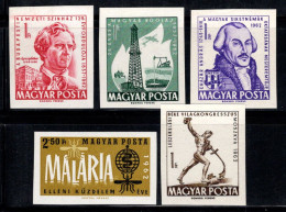 Hongrie 1962 Neuf ** 100% Paludisme,Sculpture,Industrie Pétrolière - Unused Stamps