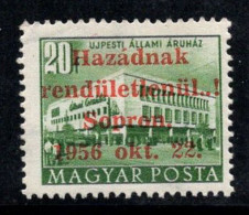 Hongrie- Sopron 1956 Mi. 5 Neuf ** 100% Surimprimé 20 F, Sopron, Bâtiments - Unused Stamps