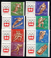 Hongrie 1963 Mi. 1975-82 B Neuf ** 60% Jeux Olympiques D'hiver, Innsbruck - Unused Stamps
